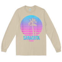 Mushroom sarasota florida vintage retro palm tree t shirt Long Sleeve Tee - linhVisuals