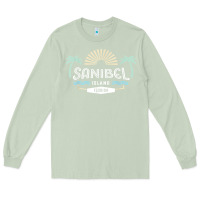 Matcha sanibel island retro style florida t shirt Long Sleeve Tee - linhVisuals