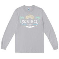 Moon Dust sanibel island retro style florida t shirt Long Sleeve Tee - linhVisuals