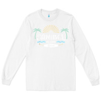 White sanibel island retro style florida t shirt Long Sleeve Tee - linhVisuals