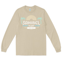 Mushroom sanibel island retro style florida t shirt Long Sleeve Tee - linhVisuals