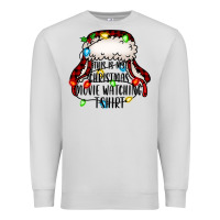Dove Grey this is my Christmas movie watching Premium Sweatshirt - Jasminsmagicworld