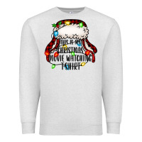 Oatmeal Heather this is my Christmas movie watching Premium Sweatshirt - Jasminsmagicworld