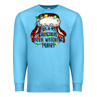 Ocean Blue this is my Christmas movie watching Premium Sweatshirt - Jasminsmagicworld