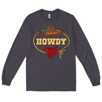 Smoke howdy shirt western rodeo country cowboy texan t shirt Long Sleeve Tee - linhVisuals