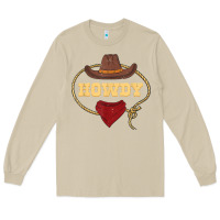 Mushroom howdy shirt western rodeo country cowboy texan t shirt Long Sleeve Tee - linhVisuals