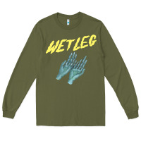 Army Green wetleg merch Long Sleeve Tee - linhVisuals