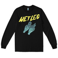 Black wetleg merch Long Sleeve Tee - linhVisuals