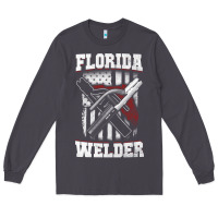 Smoke welding longsleeves t shirt florida fl american welder gifts Long Sleeve Tee - linhVisuals