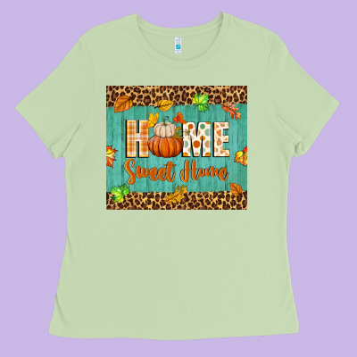 Home Sweet Home Ladies Tee Designed By Bundleandbundleshop