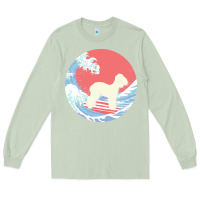 Matcha bedlington terrier t  shirt bedlington terrier gifts   ocean waves sur Long Sleeve Tee - linhVisuals