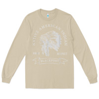 Mushroom blackfoot tribe native american indian pride respect darker t shirt Long Sleeve Tee - linhVisuals