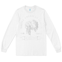 White blackfoot tribe native american indian pride respect darker t shirt Long Sleeve Tee - linhVisuals