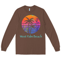Chestnut west palm beach tropical t shirt for family vacations Long Sleeve Tee - linhVisuals