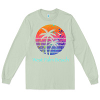 Matcha west palm beach tropical t shirt for family vacations Long Sleeve Tee - linhVisuals