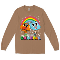 Toasted Coconut cn the amazing world of gumball & darwin rainbow portrait pullover hoo Long Sleeve Tee - linhVisuals