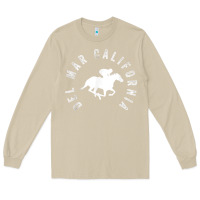 Mushroom del mar california horse racing t shirt Long Sleeve Tee - linhVisuals