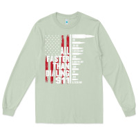 Matcha all faster than dialing 911 american flag gun lover for men t shirt Long Sleeve Tee - linhVisuals