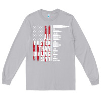 Moon Dust all faster than dialing 911 american flag gun lover for men t shirt Long Sleeve Tee - linhVisuals