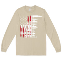 Mushroom all faster than dialing 911 american flag gun lover for men t shirt Long Sleeve Tee - linhVisuals