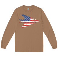 Toasted Coconut f 117 stealth nighthawk aircraft american flag f117 t shirt Long Sleeve Tee - linhVisuals