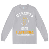 Moon Dust electrician gifts for men & funny electrical design t shirt Long Sleeve Tee - linhVisuals