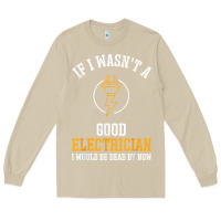 Mushroom electrician gifts for men & funny electrical design t shirt Long Sleeve Tee - linhVisuals