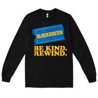 Black blockbuster be kind rewind tank top Long Sleeve Tee - linhVisuals