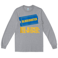 Heather Grey blockbuster be kind rewind tank top Long Sleeve Tee - linhVisuals