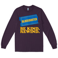 Plum blockbuster be kind rewind tank top Long Sleeve Tee - linhVisuals