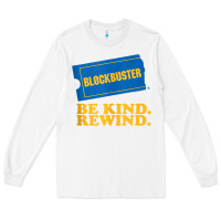 White blockbuster be kind rewind tank top Long Sleeve Tee - linhVisuals
