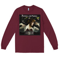 Burgundy #florence the machine (2) Long Sleeve Tee - linhVisuals