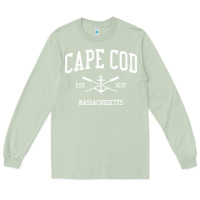 Matcha cape cod ma vintage crossed oars & boat anchor sports sweatshirt Long Sleeve Tee - linhVisuals