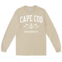 Mushroom cape cod ma vintage crossed oars & boat anchor sports sweatshirt Long Sleeve Tee - linhVisuals
