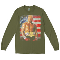 Army Green funny boxer trump trump rocky meme t shirt Long Sleeve Tee - linhVisuals
