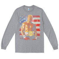Heather Grey funny boxer trump trump rocky meme t shirt Long Sleeve Tee - linhVisuals