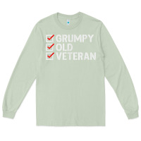 Matcha grumpy old veteran patriotic american military veteran t shirt Long Sleeve Tee - linhVisuals