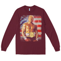 Burgundy funny boxer trump trump rocky meme t shirt Long Sleeve Tee - linhVisuals
