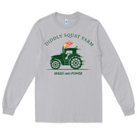 Moon Dust diddly squat farm green, tractor tee for farmer t shirt Long Sleeve Tee - linhVisuals