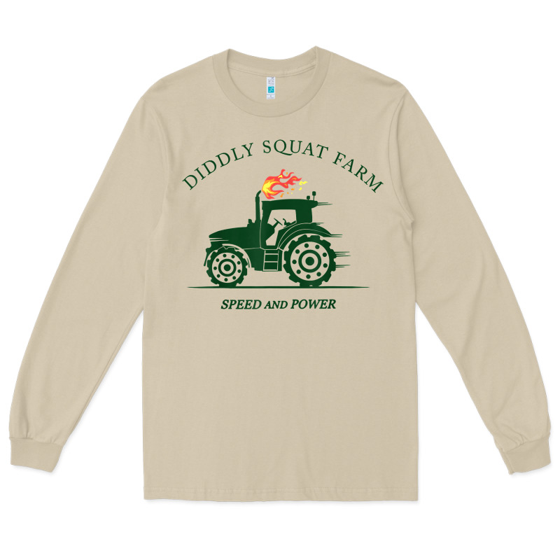 Diddly Squat Farm Green, Tractor Tee For Farmer T Shirt Long Sleeve Tee by linhVisuals | Teevron