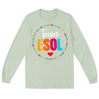 Matcha back to school teachers crew students   team esol teacher t shirt Long Sleeve Tee - linhVisuals