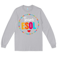 Moon Dust back to school teachers crew students   team esol teacher t shirt Long Sleeve Tee - linhVisuals