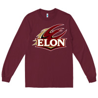 Burgundy The elon phoenix Long Sleeve Tee - linhVisuals