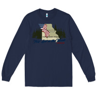 Navy fort leonard wood fort lost in the woods missouri pullover hoodie Long Sleeve Tee - linhVisuals