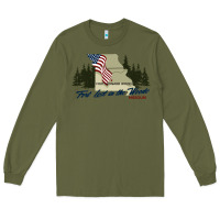 Army Green fort leonard wood fort lost in the woods missouri pullover hoodie Long Sleeve Tee - linhVisuals