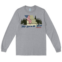 Heather Grey fort leonard wood fort lost in the woods missouri pullover hoodie Long Sleeve Tee - linhVisuals