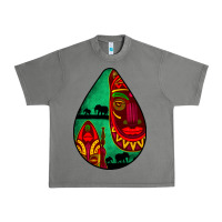 Tornado african masks teardrop  3 Urban Heavy Tee - BundleAndBundleShop