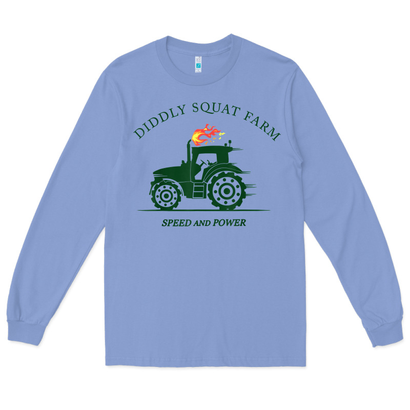 Diddly Squat Farm Green, Tractor Tee For Farmer T Shirt Long Sleeve Tee by linhVisuals | Teevron