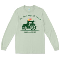 Matcha diddly squat farm green, tractor tee for farmer t shirt Long Sleeve Tee - linhVisuals