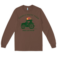Chestnut diddly squat farm green, tractor tee for farmer t shirt Long Sleeve Tee - linhVisuals